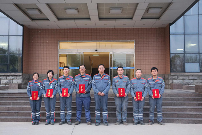 化工公司召开职工手艺竞赛表扬大会